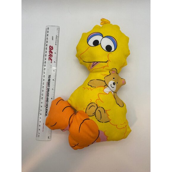 Vintage Sesame Street Big Bird with Teddy Bear Plush - Picture 3 of 4